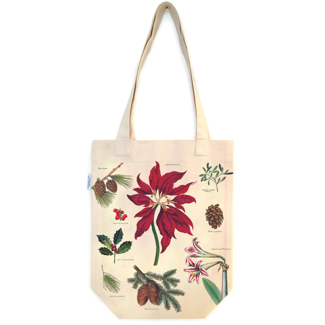 Cavallini & Co. Tote Bag - Christmas Botanica - Image 2