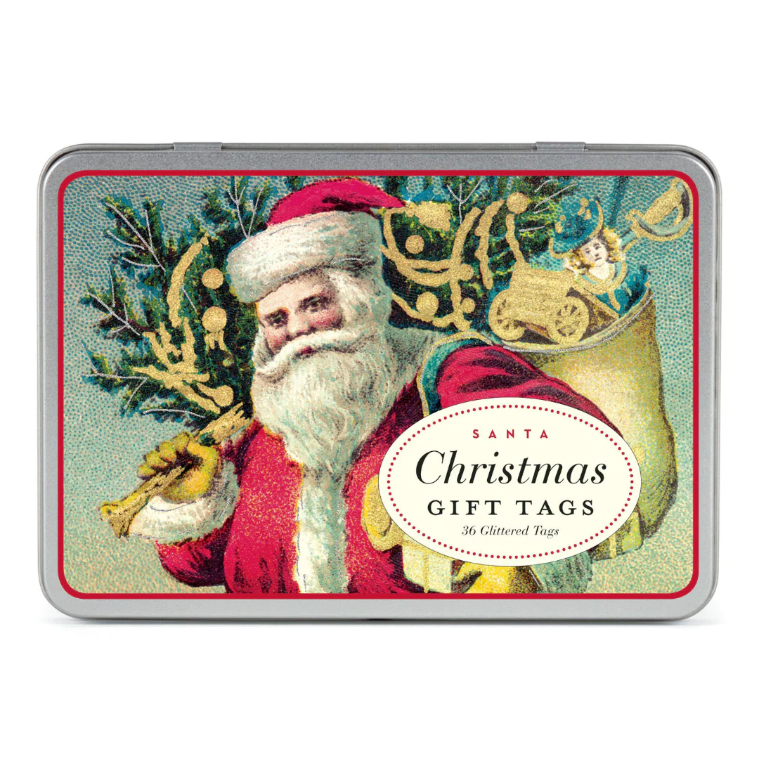 Cavallini & Co. Christmas Santa Gift Tags