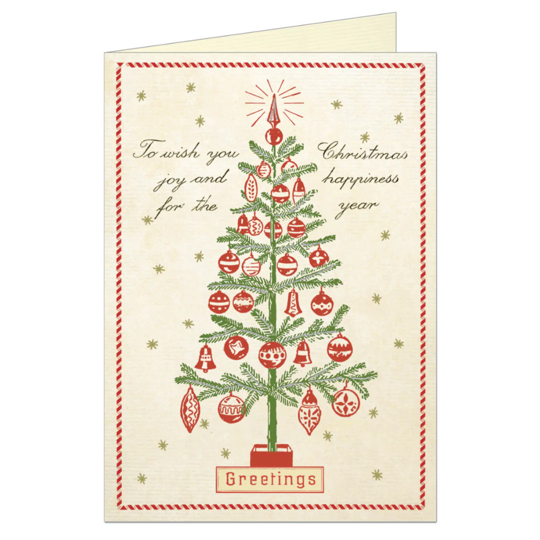 Cavallini & Co. Boxed Note Cards - Christmas Tree - Image 2