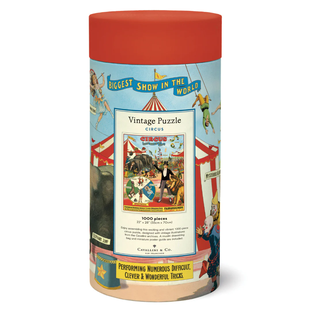 Cavallini & Co. 1000 Piece Puzzle - Circus - Image 2