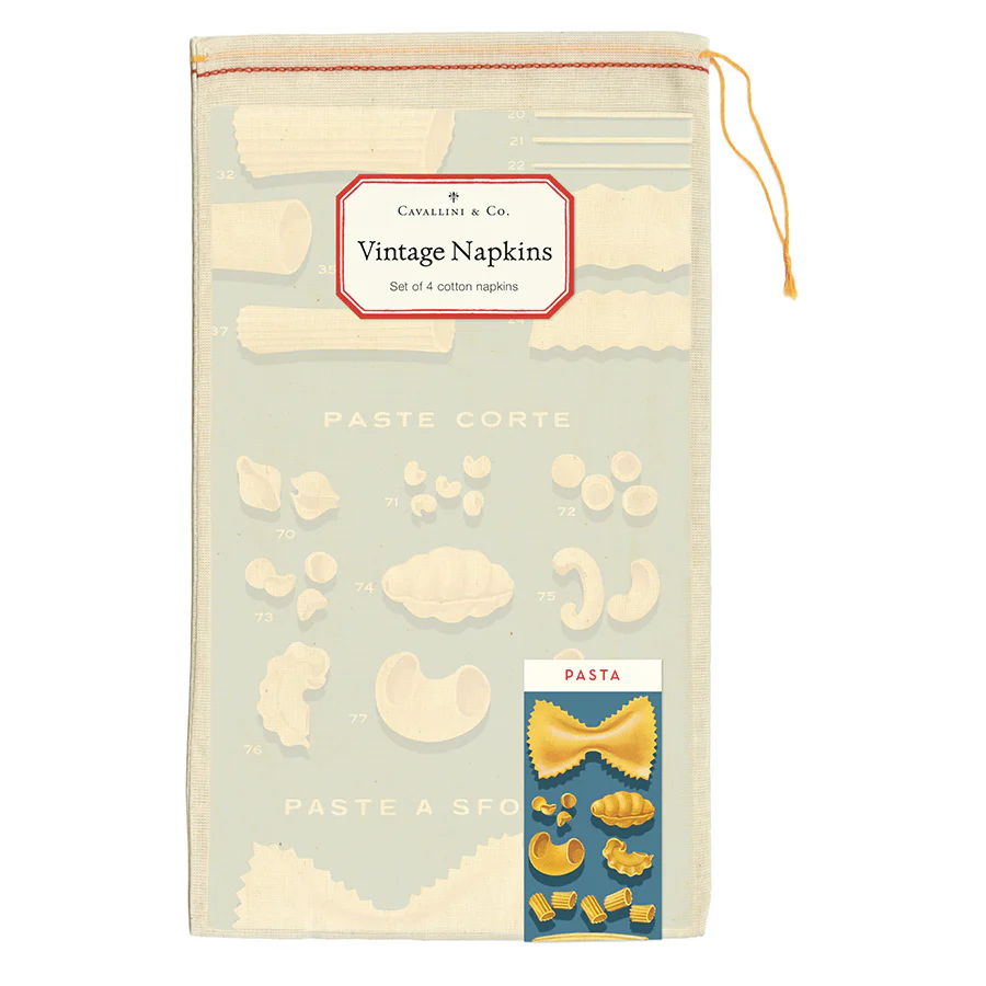 Cavallini & Co. Cloth Napkin Set of 4 - Pasta - Image 2
