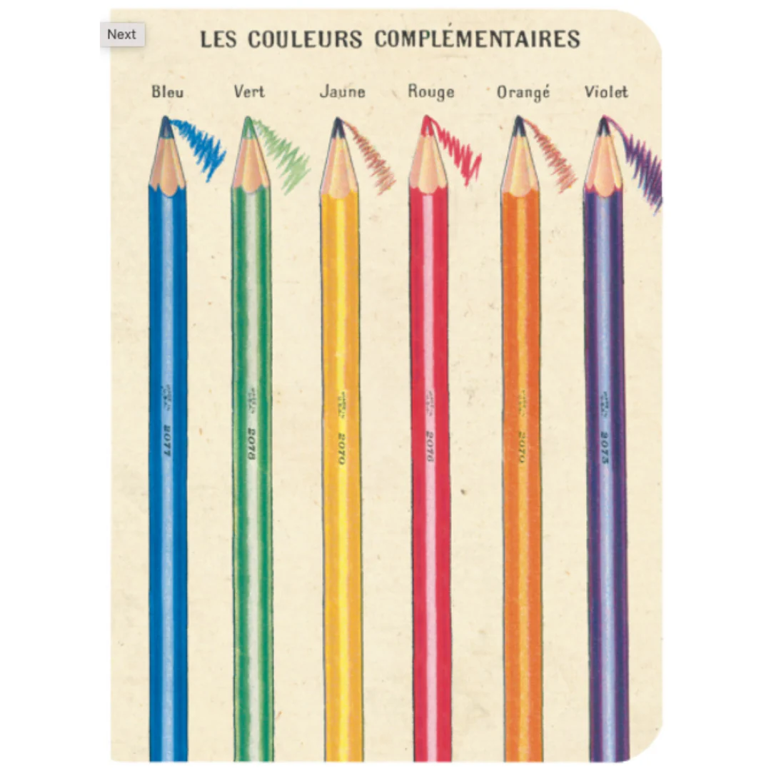 Cavallini & Co. 3 Mini Notebooks - Color Wheel - Image 4