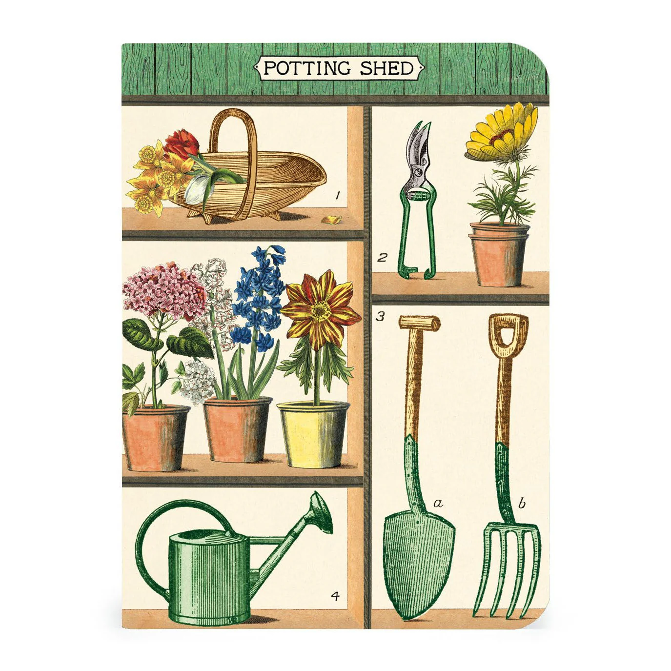 Cavallini & Co. 3 Mini Notebooks - Garden