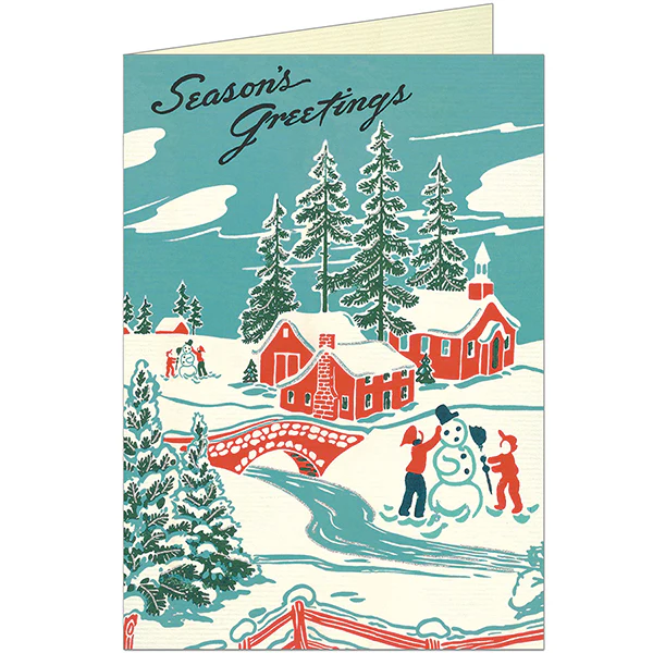 Cavallini & Co. Greeting Card - Winter Wonderland