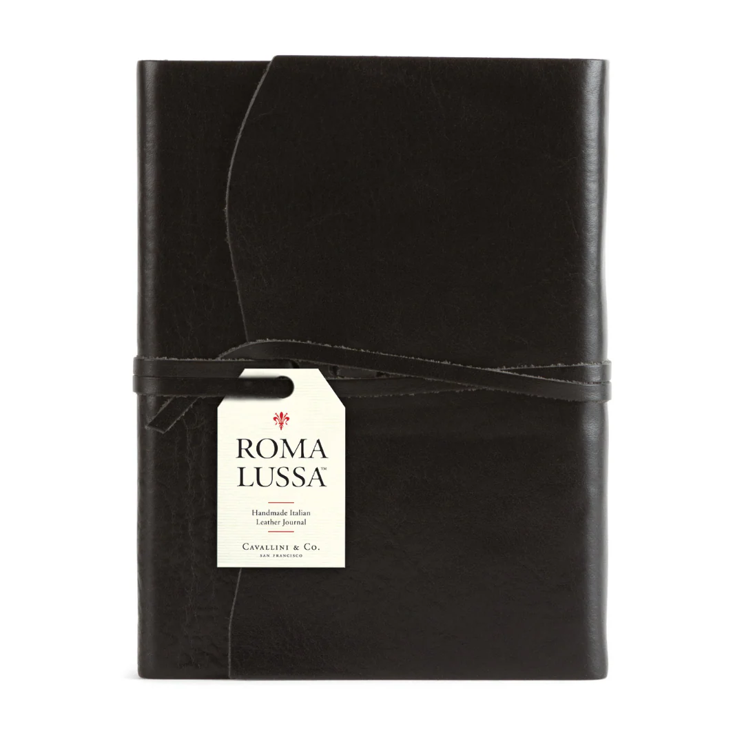 Cavallini & Co. Leather Journal Roma Lussa 5"x7" - Black - Image 2