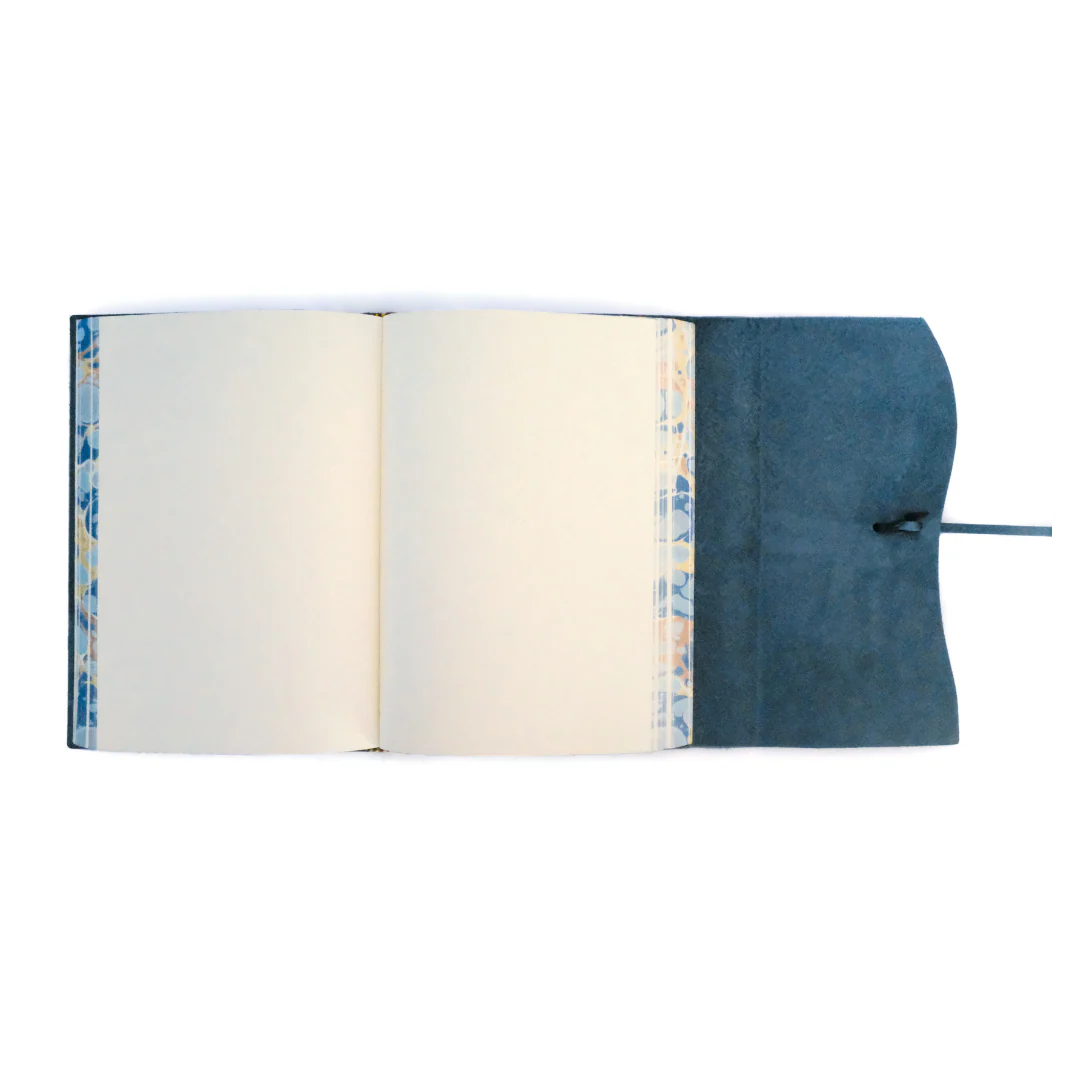 Cavallini & Co. Leather Journal Roma Lussa 5"x7" - Blue - Image 2