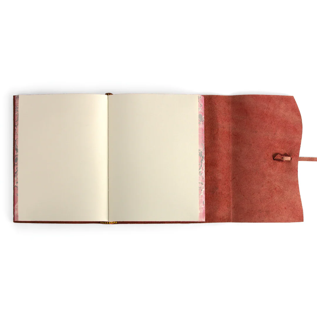 Cavallini & Co. Leather Journal Roma Lussa 5"x7" - Red - Image 2
