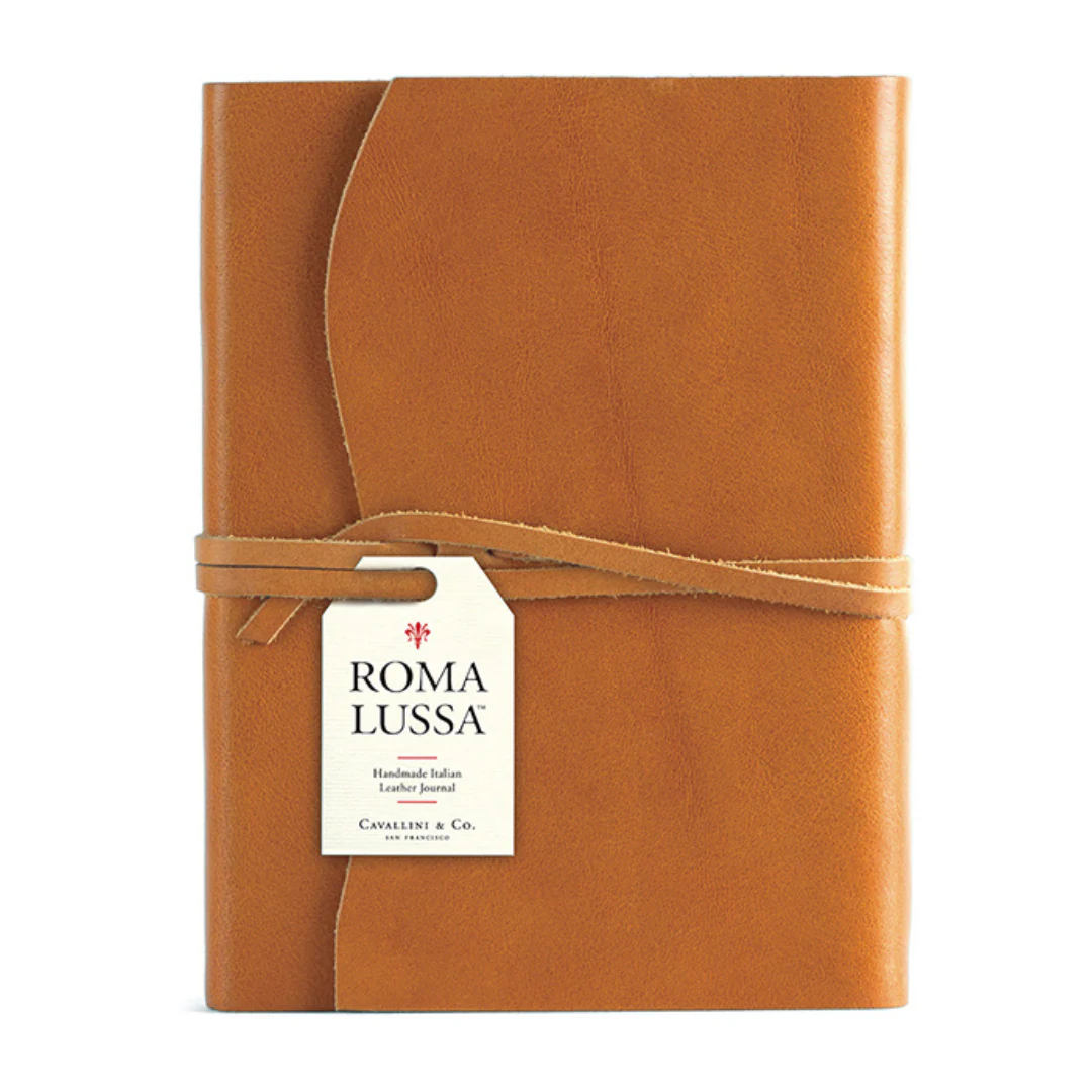 Cavallini & Co. Leather Journal Roma Lussa 5"x7" - Tan - Image 2