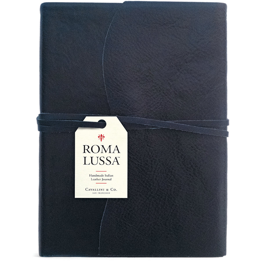 Cavallini & Co. Journal Roma Lussa 6"x8" - Blue