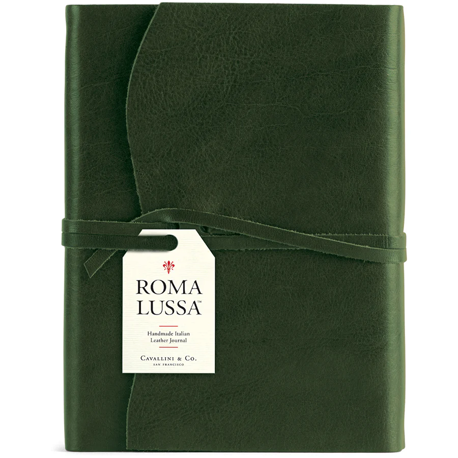 Cavallini & Co. Journal Roma Lussa 6"x8" - Green