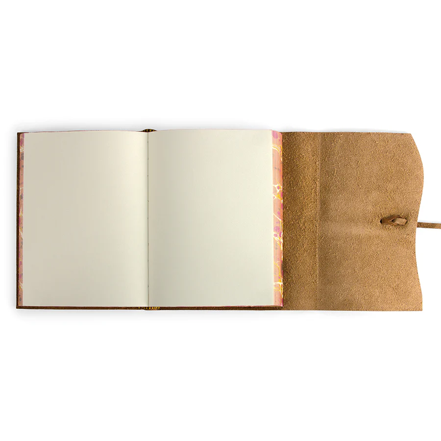 Cavallini & Co. Journal Roma Lussa 6"x8" - Saddle Tan Leather - Image 3