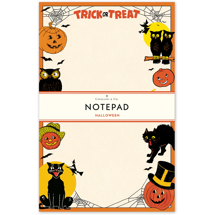 Cavallini & Co. Notepad - Halloween