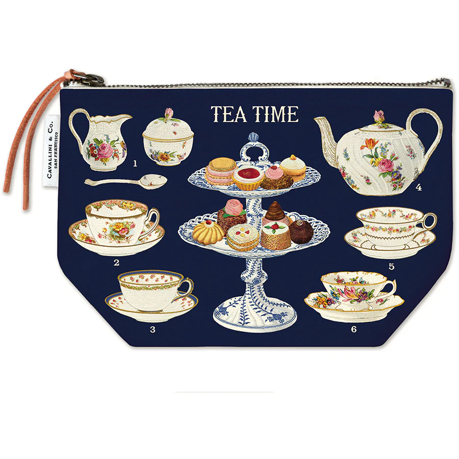 Cavallini & Co. Pouch - Tea Time