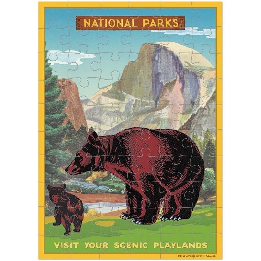 Cavallini & Co. Puzzle Greeting Card - National Parks - Image 3