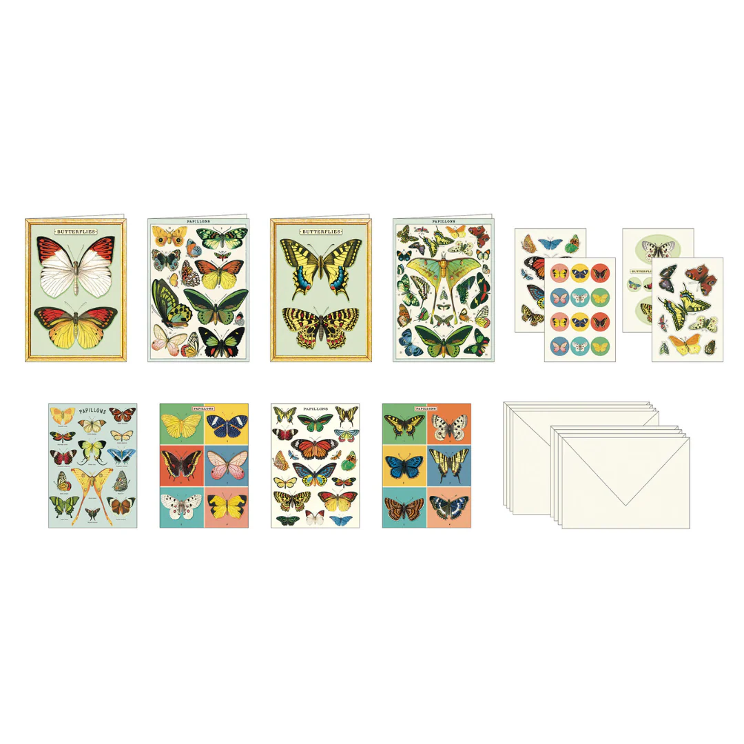 Cavallini & Co. Stationery Set - Butterflies - Image 2