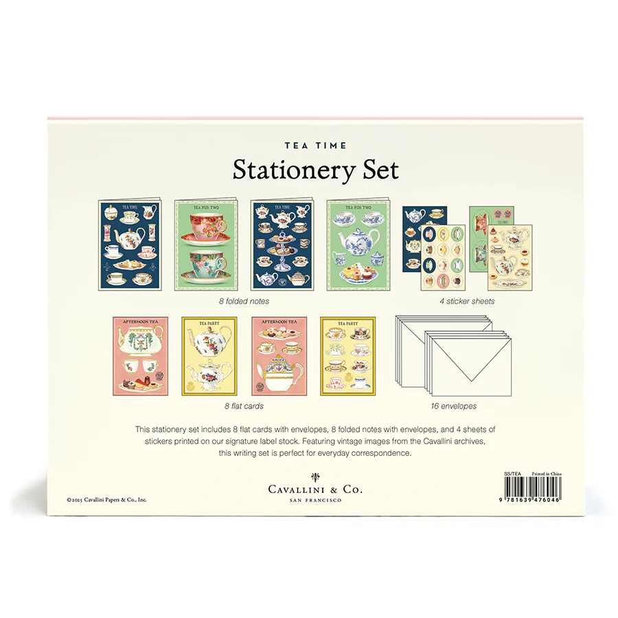 Cavallini & Co. Stationery Set - Tea Time - Image 2