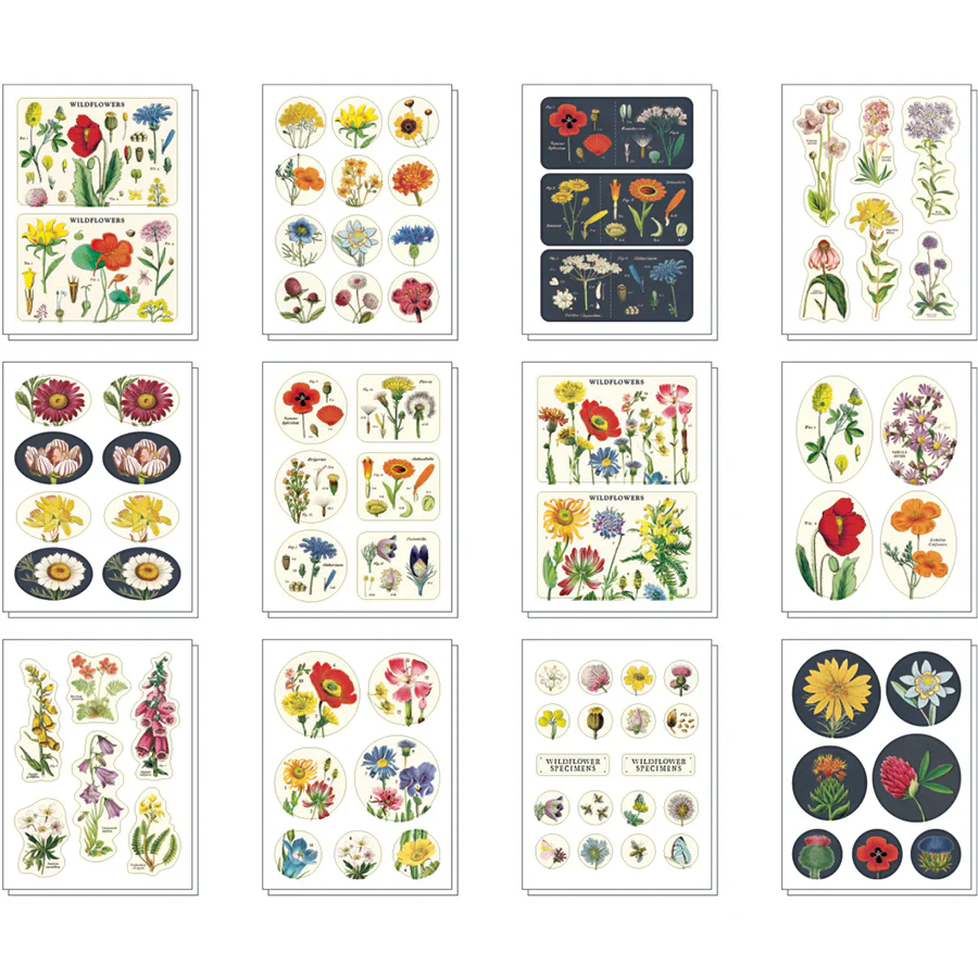 Cavallini & Co. Stickers - Wildflowers - Image 2