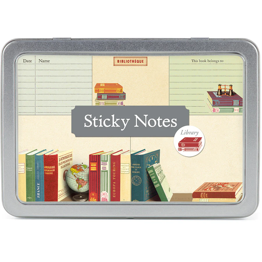 Cavallini & Co. Sticky Notes- Library Books - Image 2