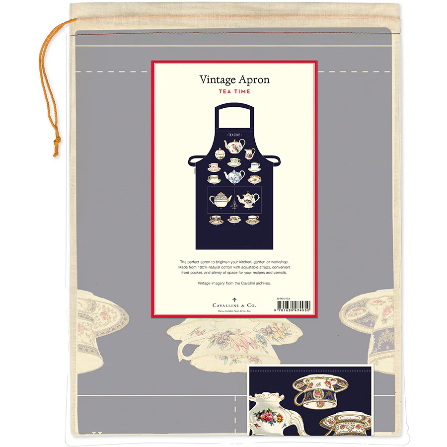 Cavallini & Co. Vintage Apron - Tea Time - Image 3