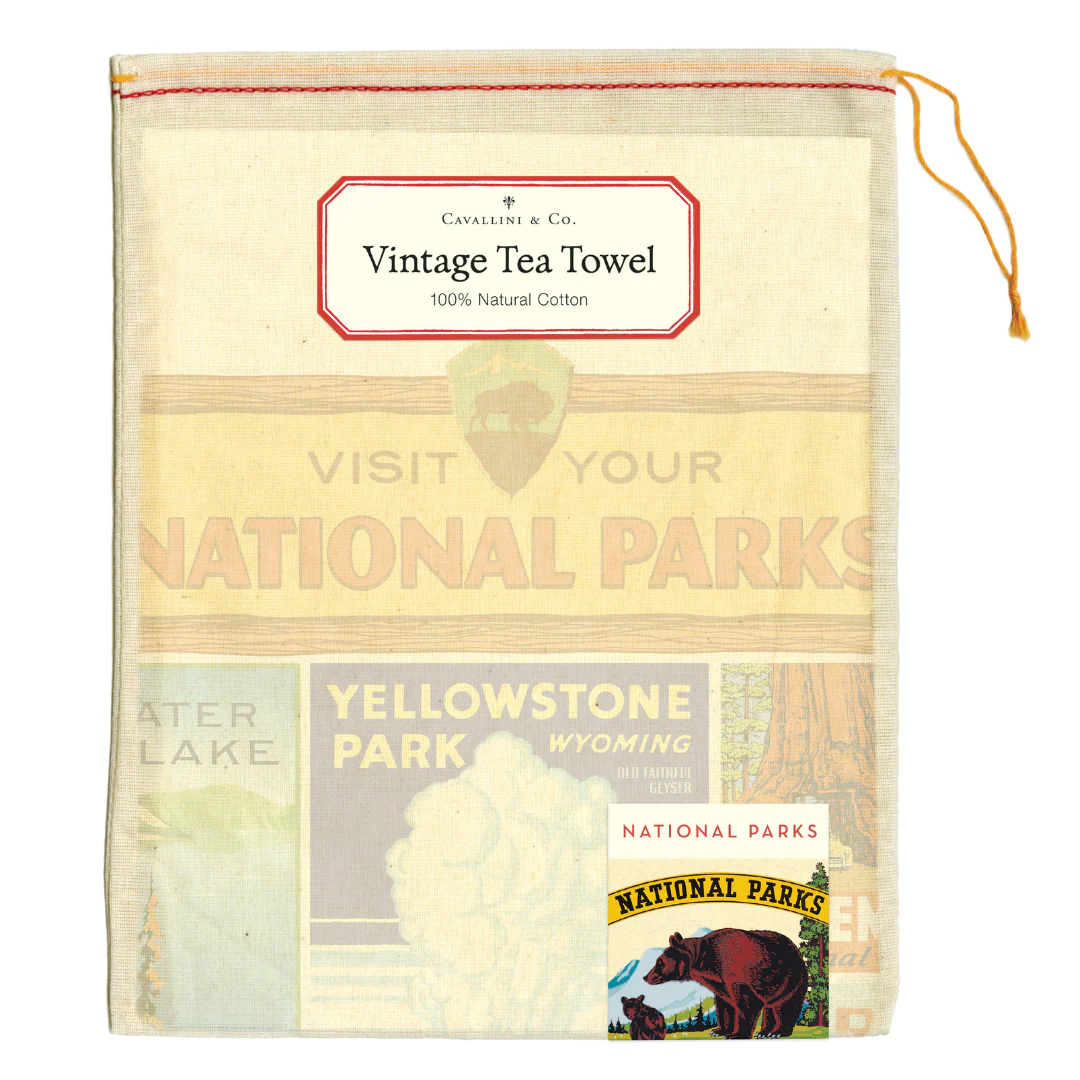 Cavallini & Co. Tea Towel - National Parks
