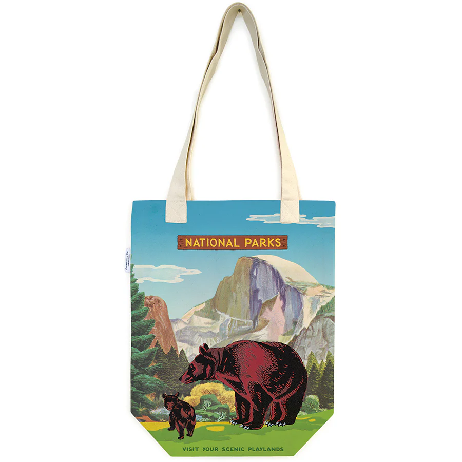 Cavallini & Co. Tote Bag - National Parks Bear - Image 2