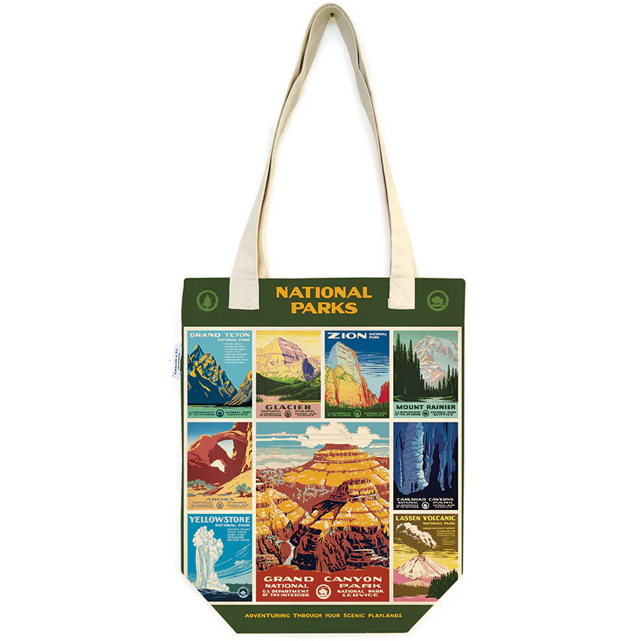 Cavallini & Co. Tote Bag - National Parks Posters - Image 2