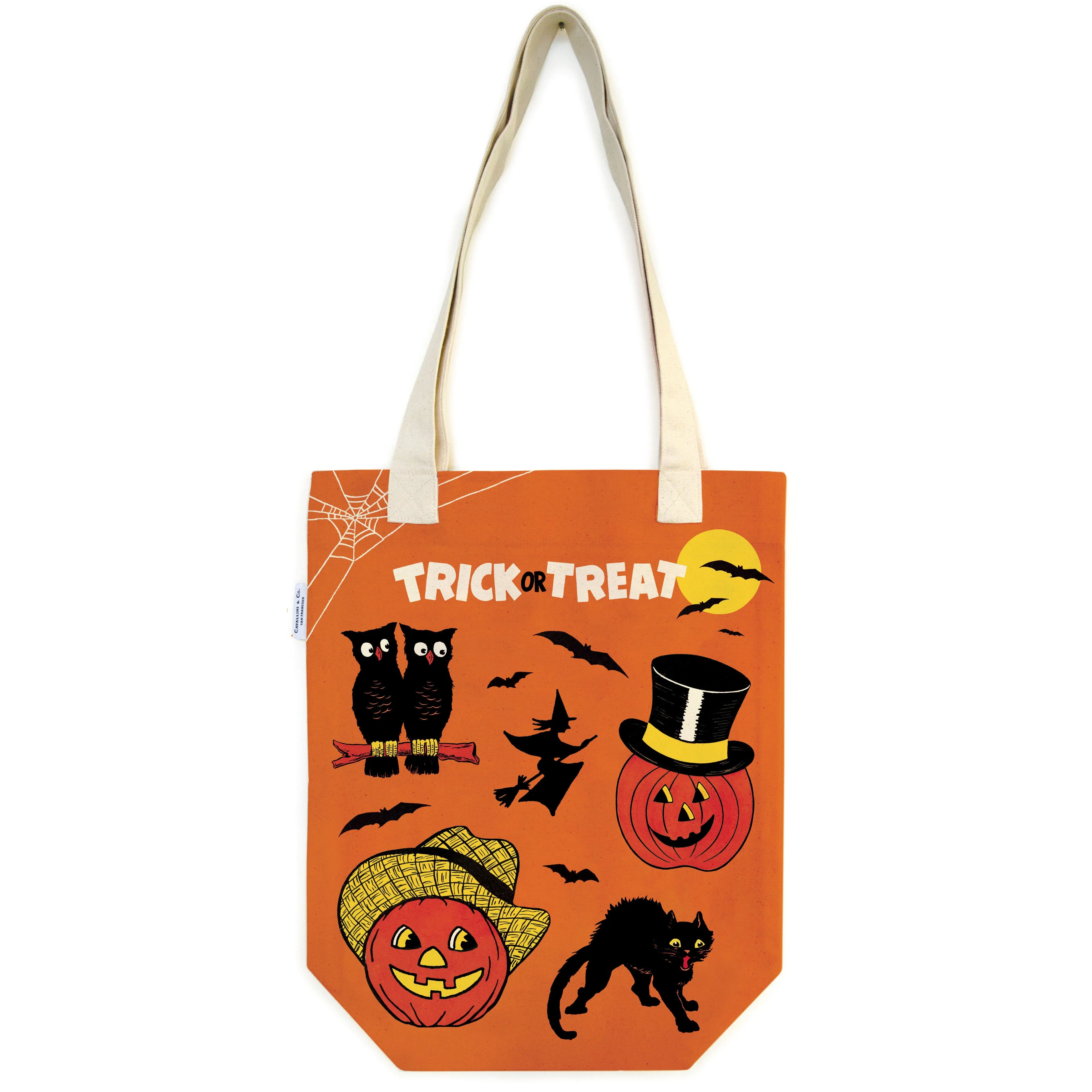 Cavallini & Co. Tote Bag - Trick or Treat - Image 2