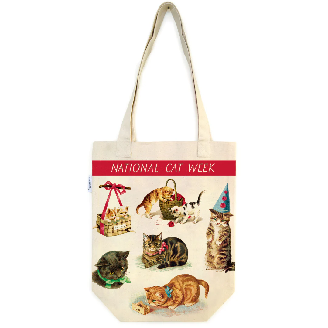 Cavallini & Co. Tote Bag - Vintage Cats - Image 2