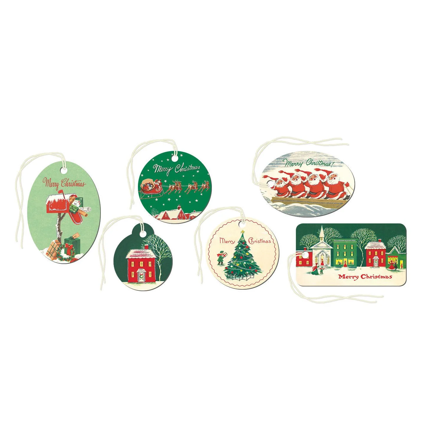 Cavallini & Co. Vintage Christmas Gift Tags - Image 2