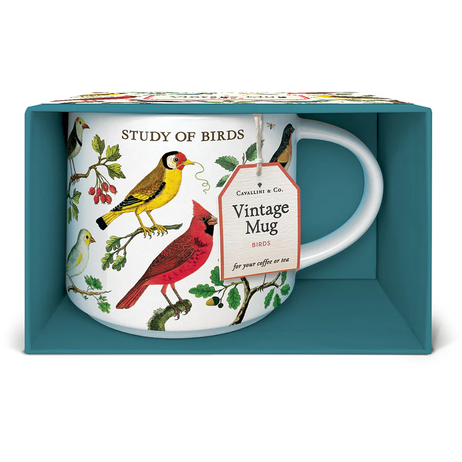 Cavallini & Co. Vintage Mug - Birds - Image 3