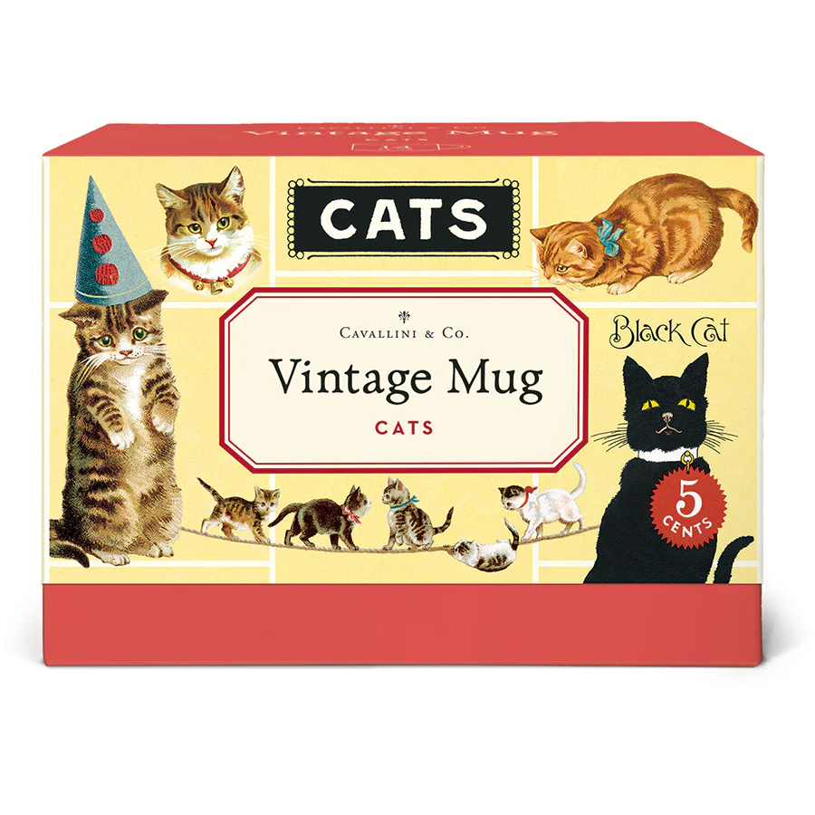 Cavallini & Co. Vintage Mug - Cats - Image 3