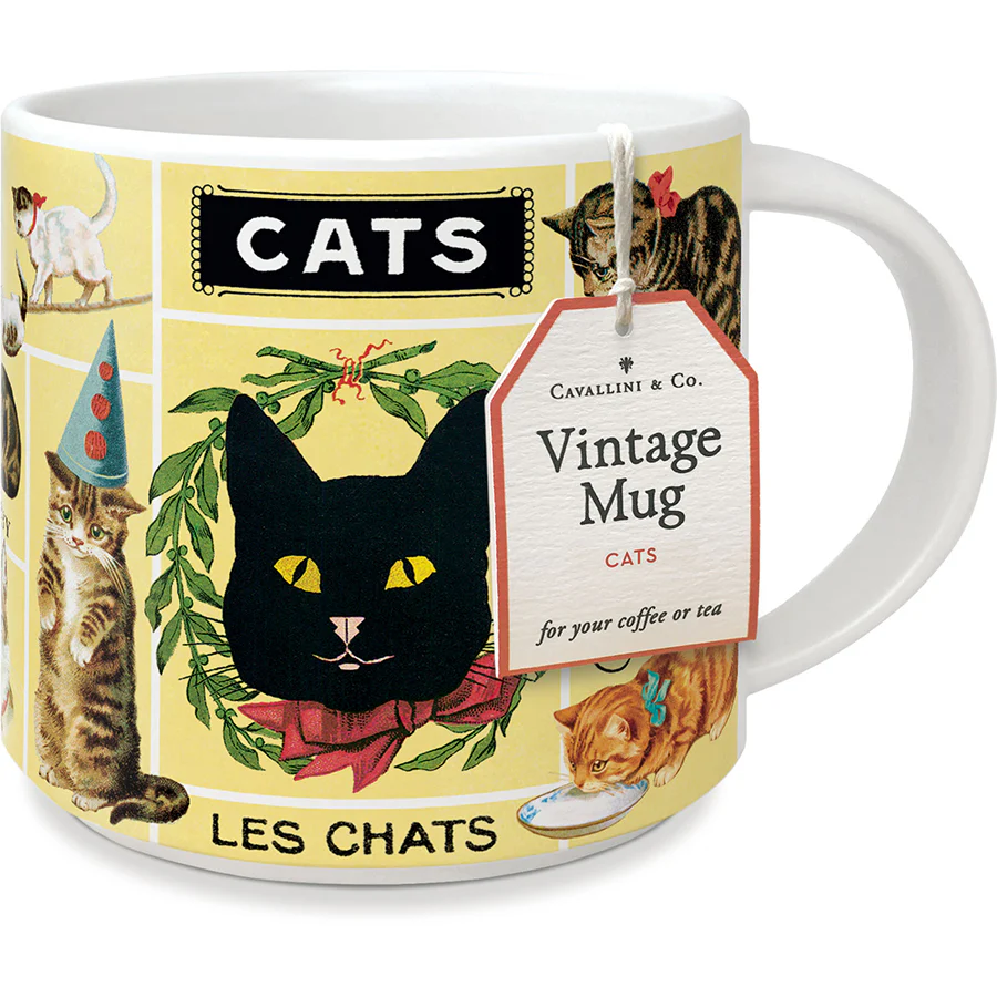 Cavallini & Co. Vintage Mug - Cats - Image 4