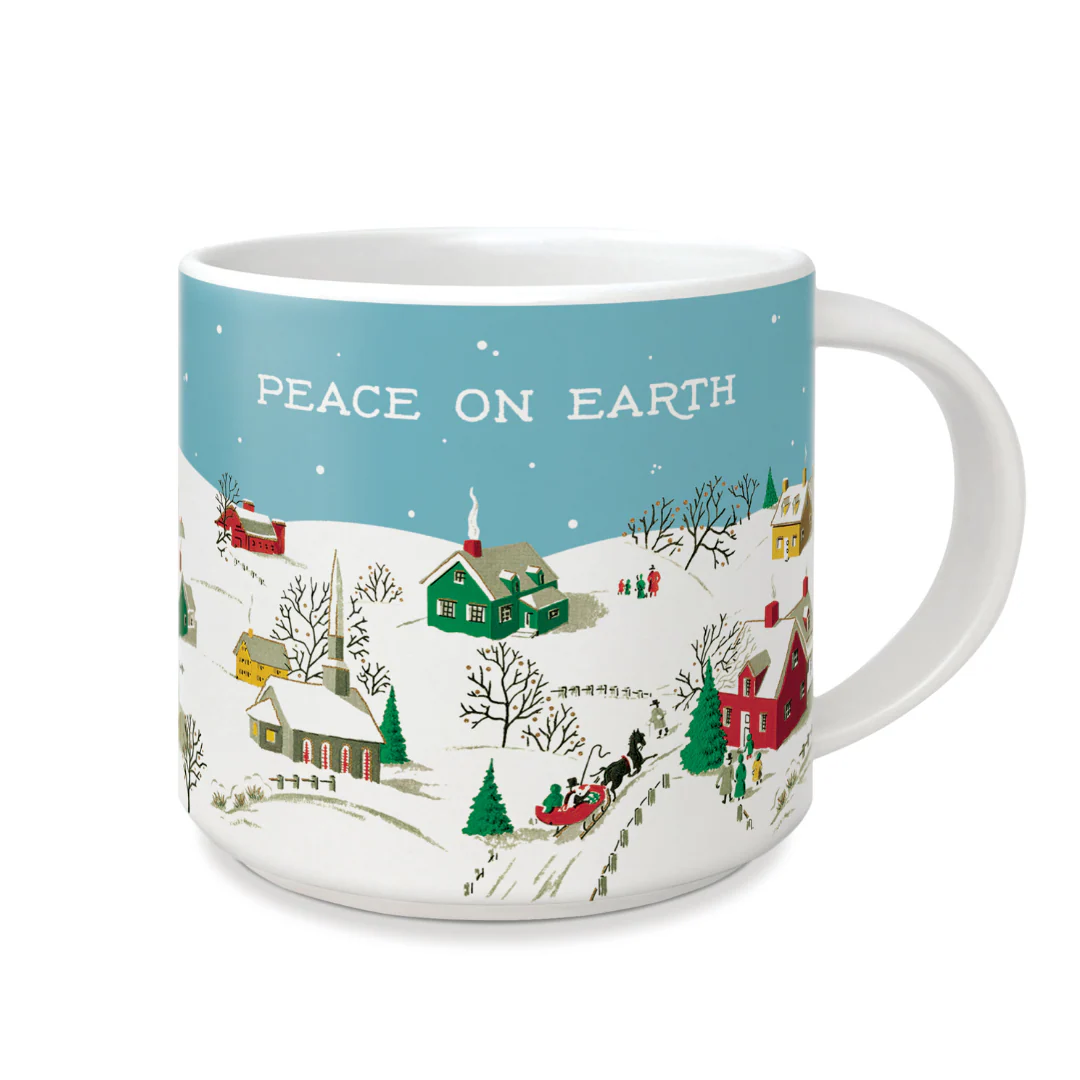 Cavallini & Co. Vintage Mug - Peace on Earth