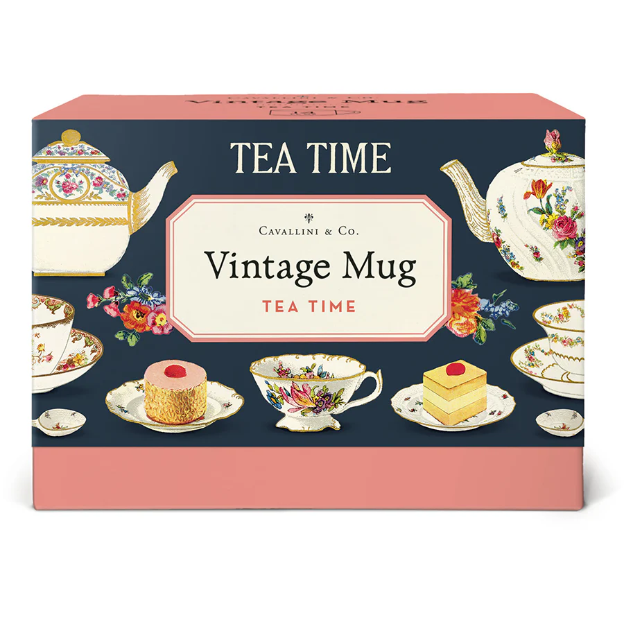 Cavallini & Co. Vintage Mug - Tea Time - Image 2