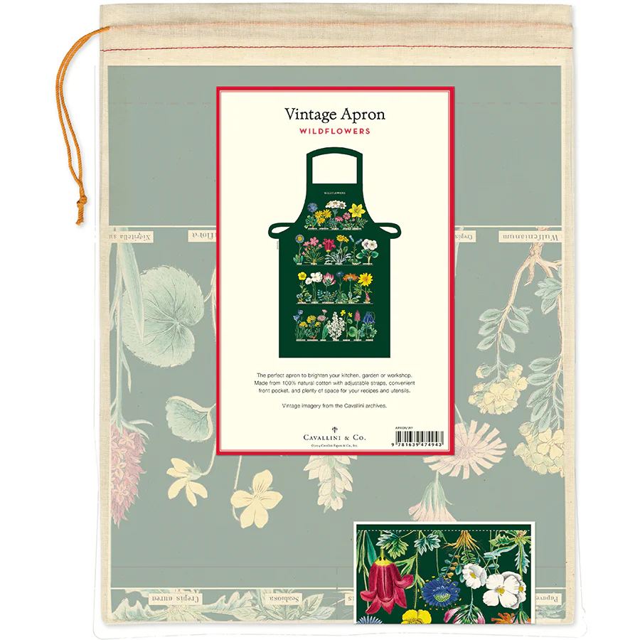 Cavallini & Co. Vintage Apron - Wildflowers - Image 3