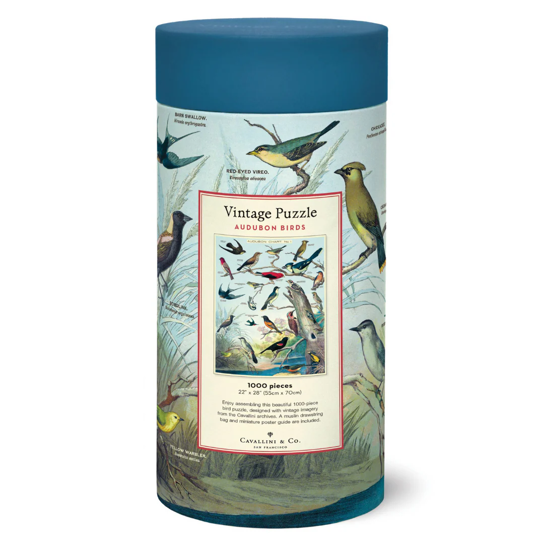 Cavallini & Co. 1000 Piece Puzzle - Audubon Birds - Image 3