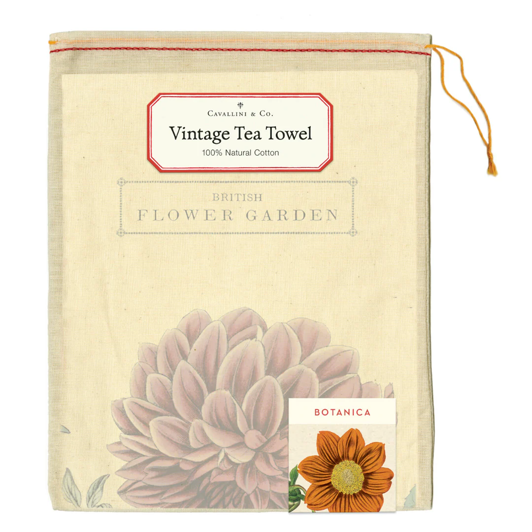 Cavallini & Co. Tea Towel - Botanica