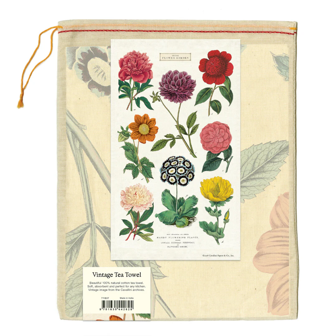 Cavallini & Co. Tea Towel - Botanica - Image 2