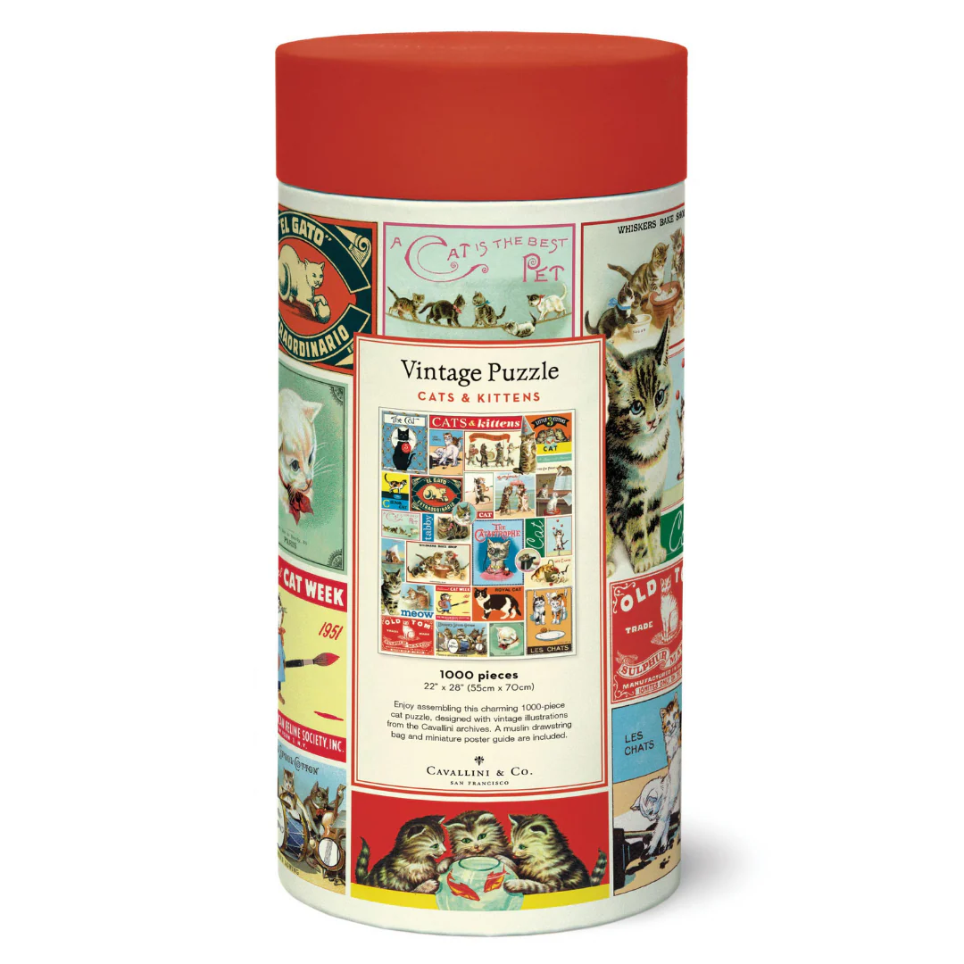 Cavallini & Co. 1000 Piece Puzzle - Cats & Kittens - Image 3