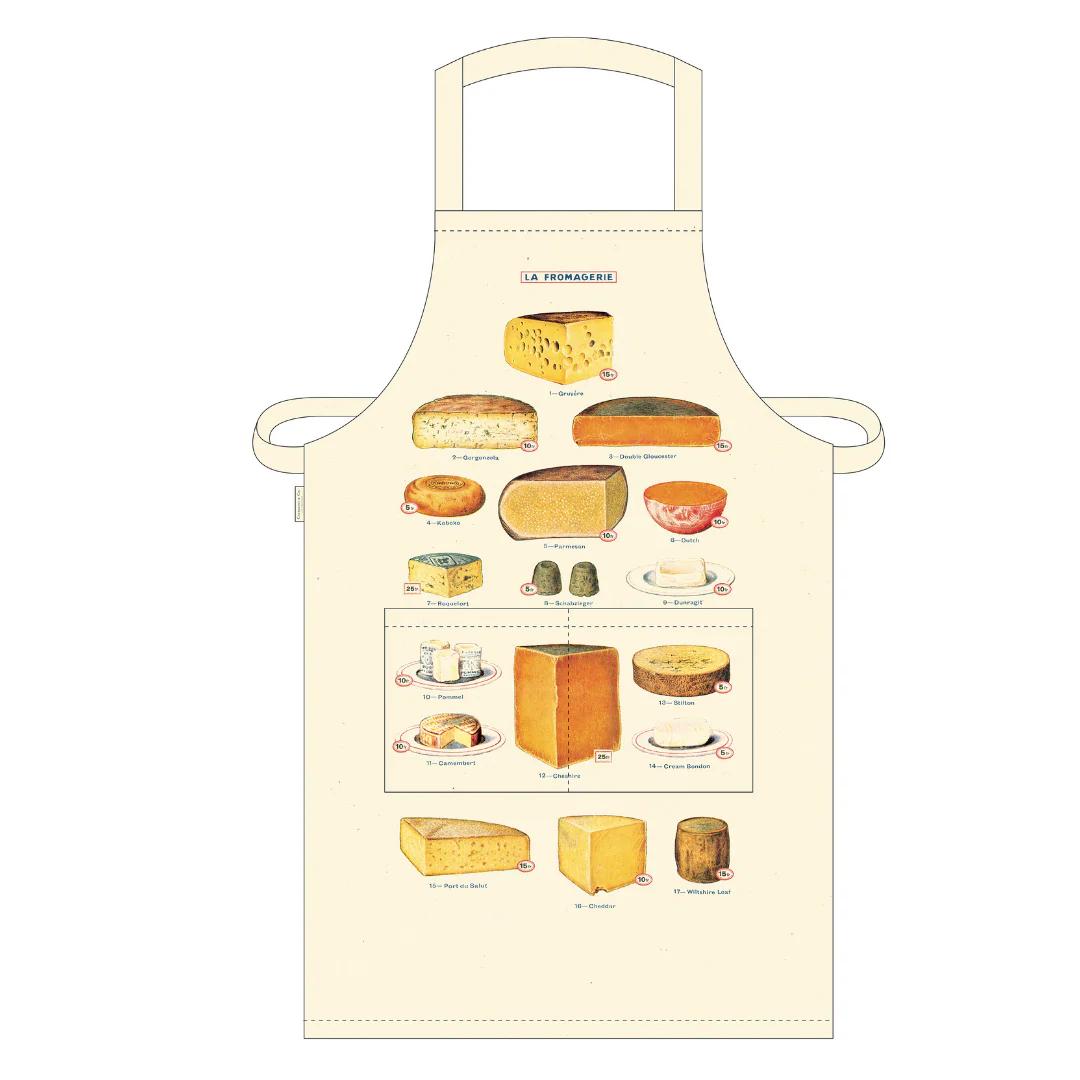 Cavallini & Co. Vintage Apron - Cheese