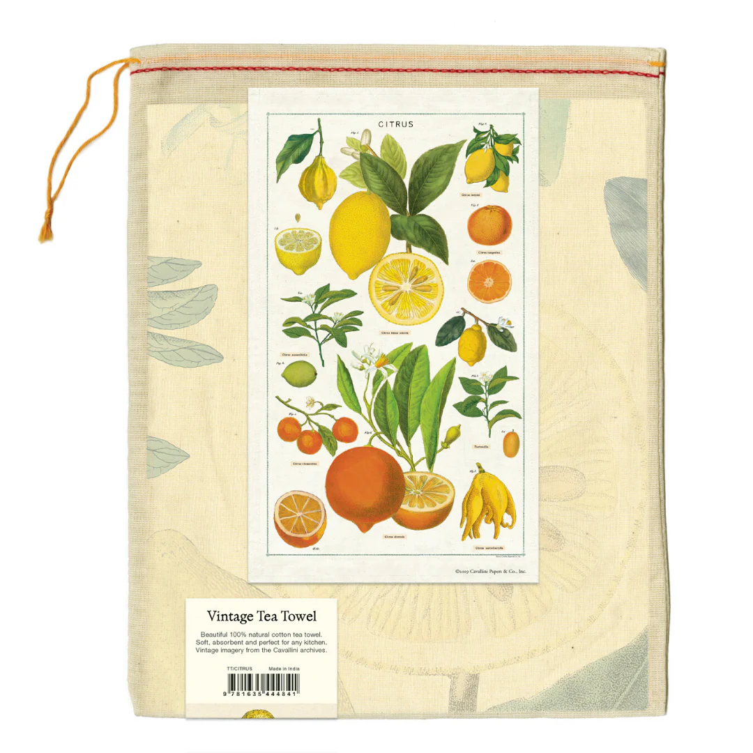 Cavallini & Co. Tea Towel - Citrus - Image 2