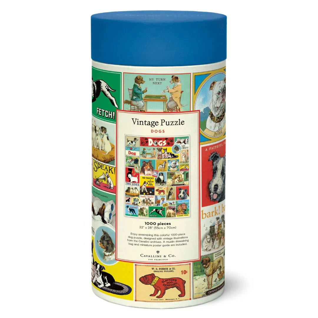 Cavallini & Co. 1000 Piece Puzzle - Dogs - Image 3