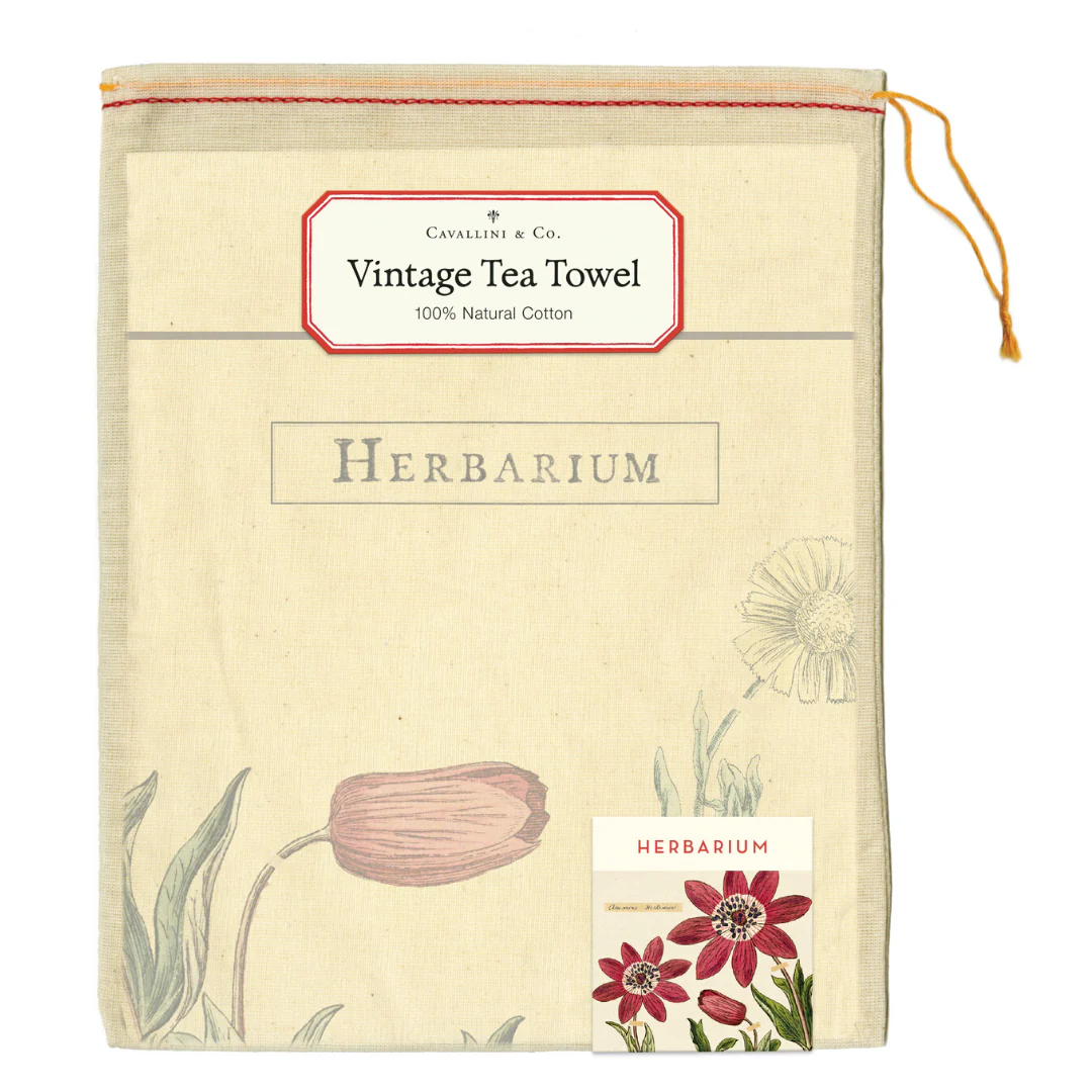 Cavallini & Co. Tea Towel - Herbarium
