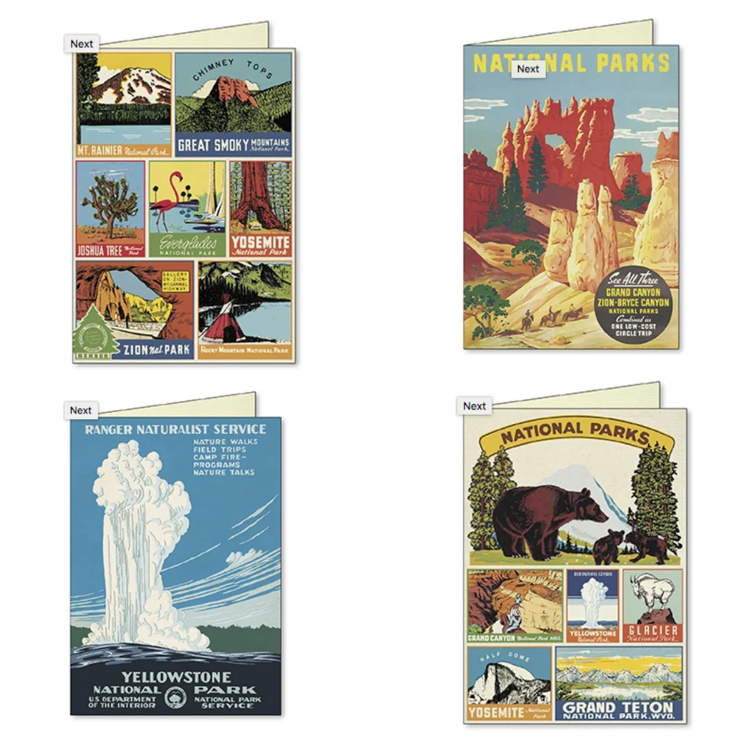 Cavallini & Co. Boxed Note Cards - National Parks - Image 3