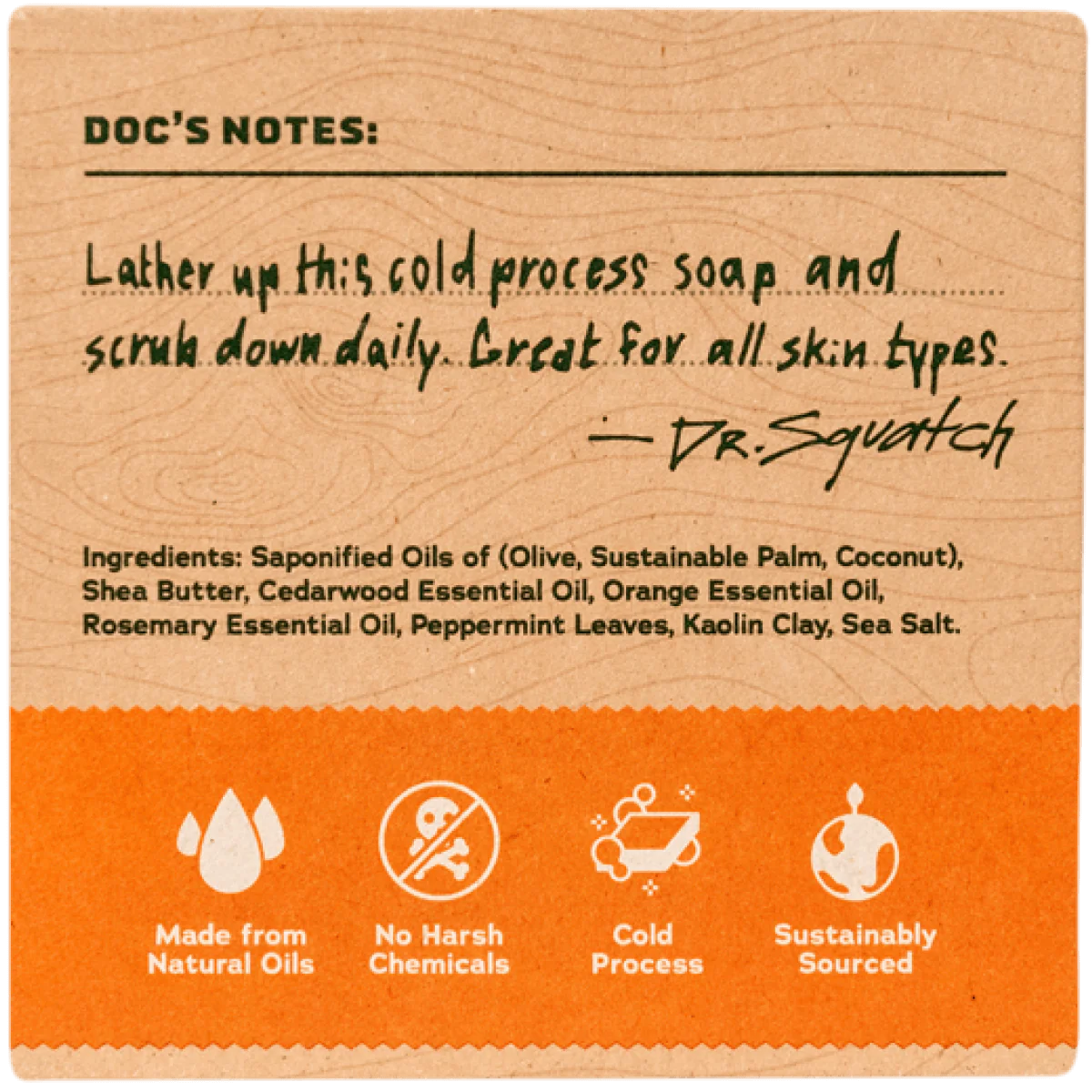 Dr. Squatch Bar Soap - Cedar Citrus - Image 4