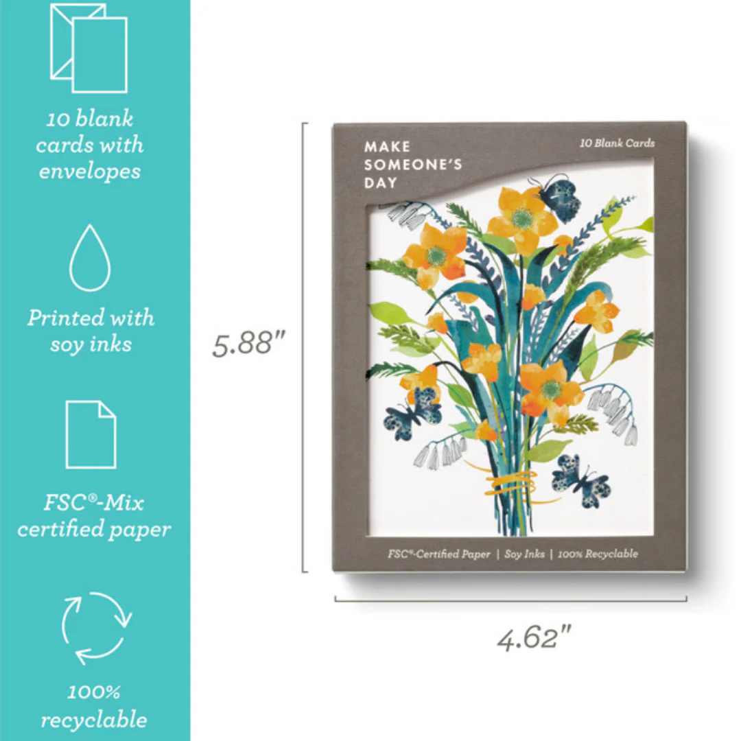 Citrus Bouquet - Blank Note Cards - Image 3
