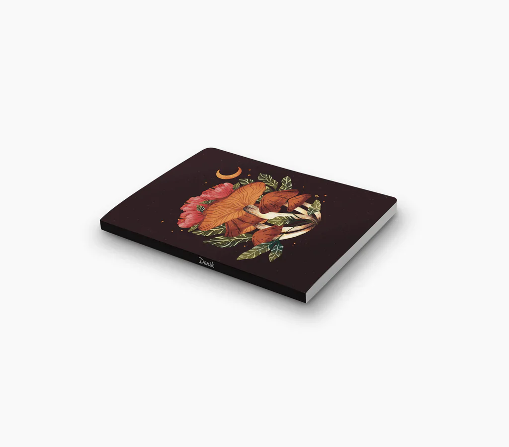 Classic Layflat Notebook - Midnight Mushrooms - Image 3