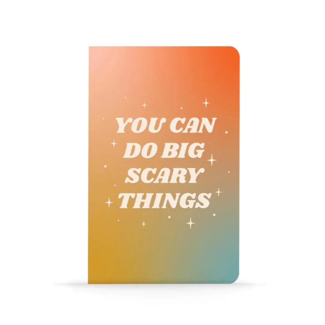 Classic Layflat Notebook - You Can Do Scary Things