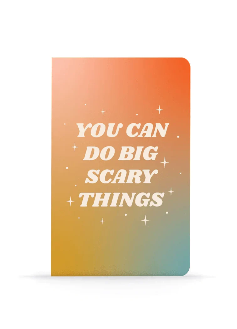 Classic Layflat Notebook - You Can Do Scary Things - Image 2