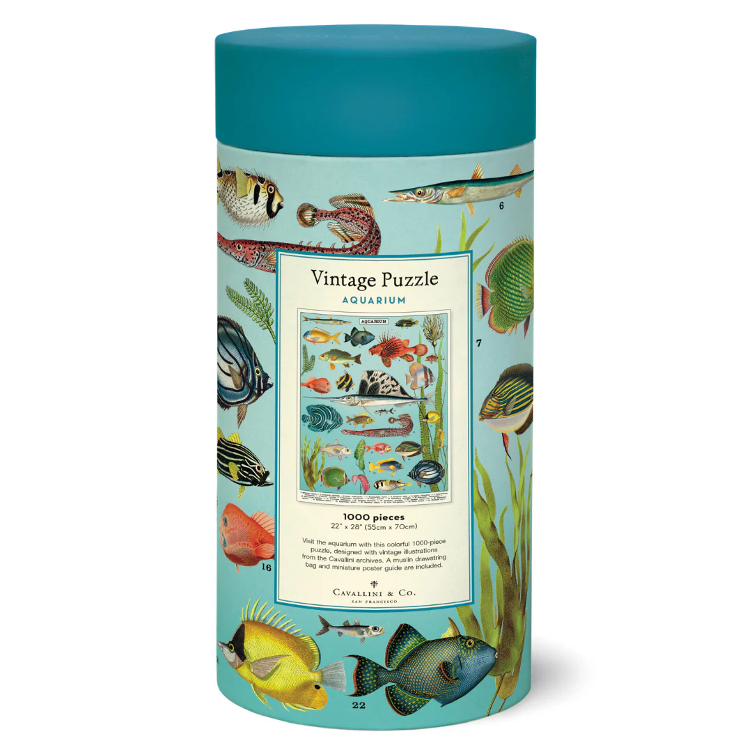 Cavallini & Co. 1000 Piece Puzzle - Fish - Image 2
